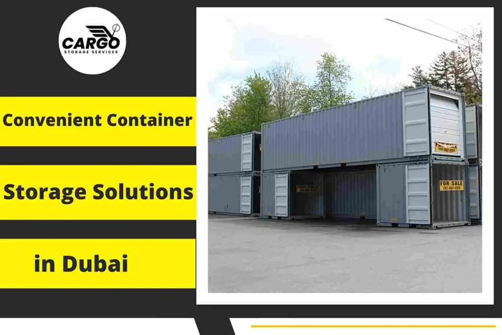 Convenient Container Storage Solutions in Dubai