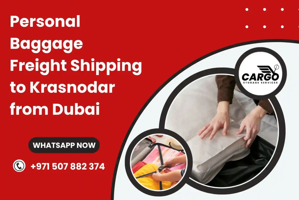 Personal Baggage Freight Shipping to Krasnodar from Dubai