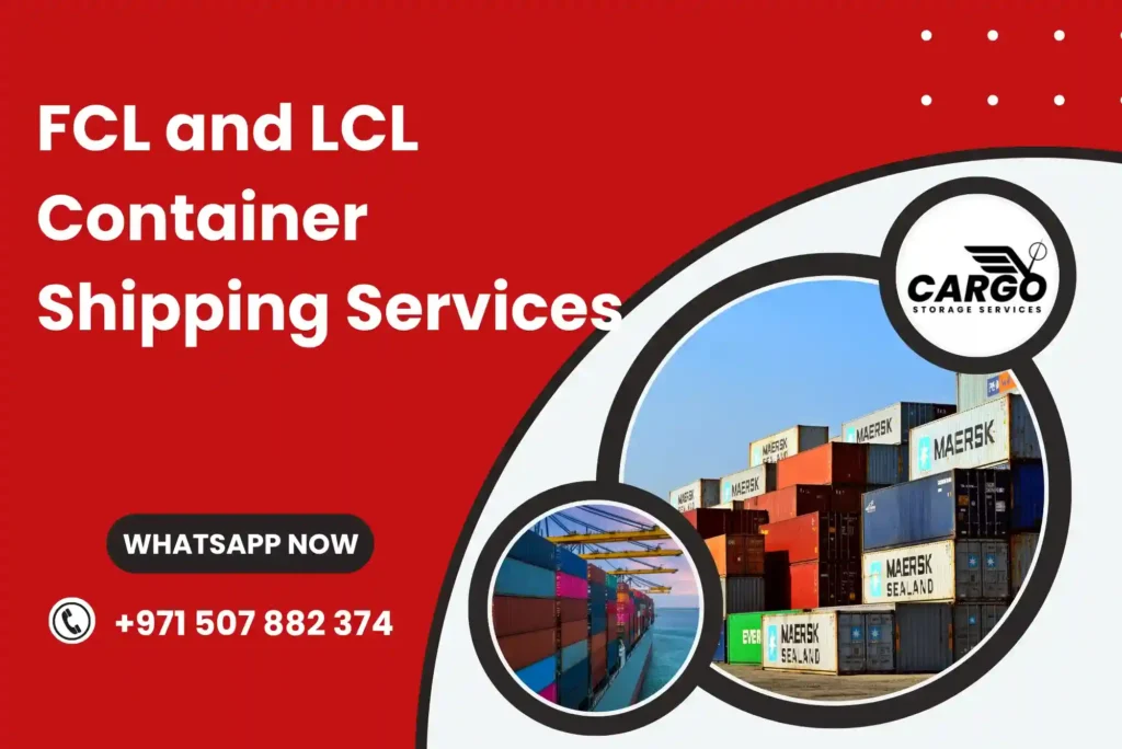 FCL and LCL Container Shipping Services