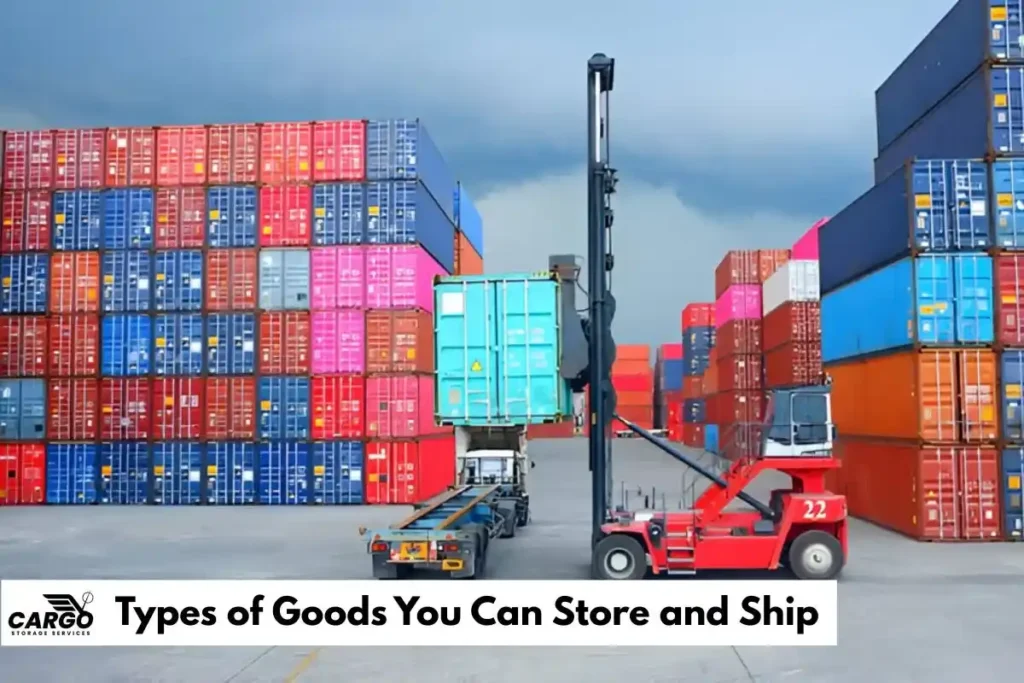 Types of Goods You Can Store and Ship