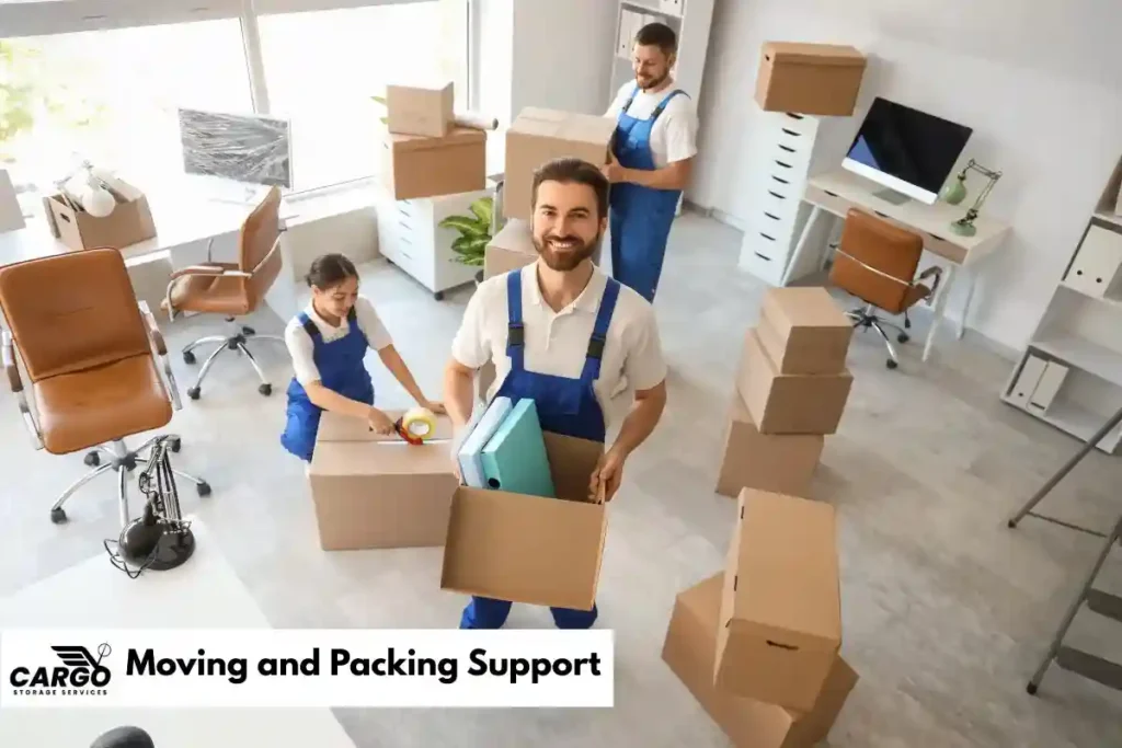 Moving and Packing Support