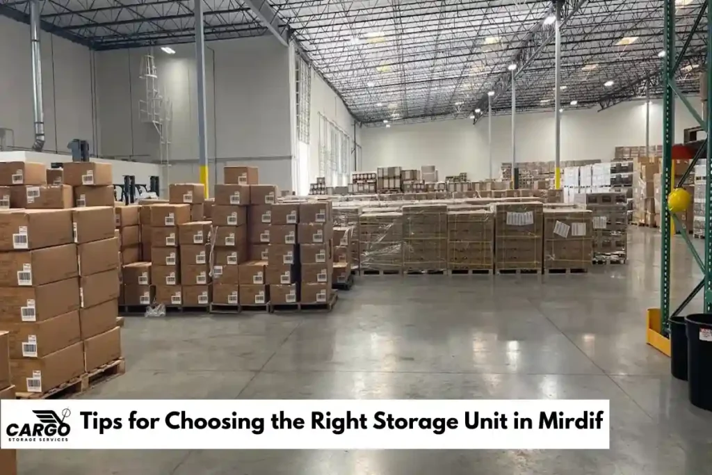Tips for Choosing the Right Storage Unit in Mirdif