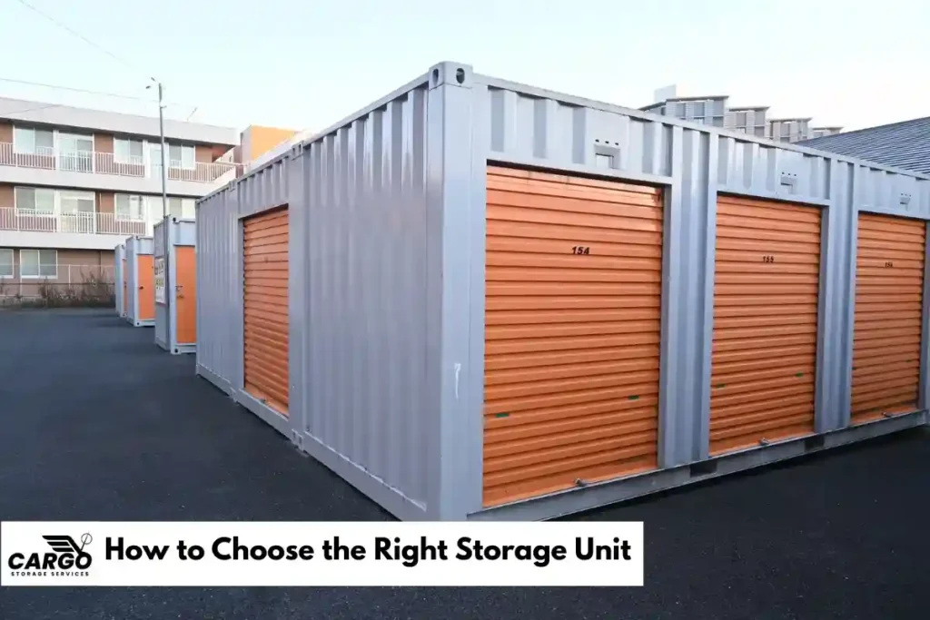 How to Choose the Right Storage Unit