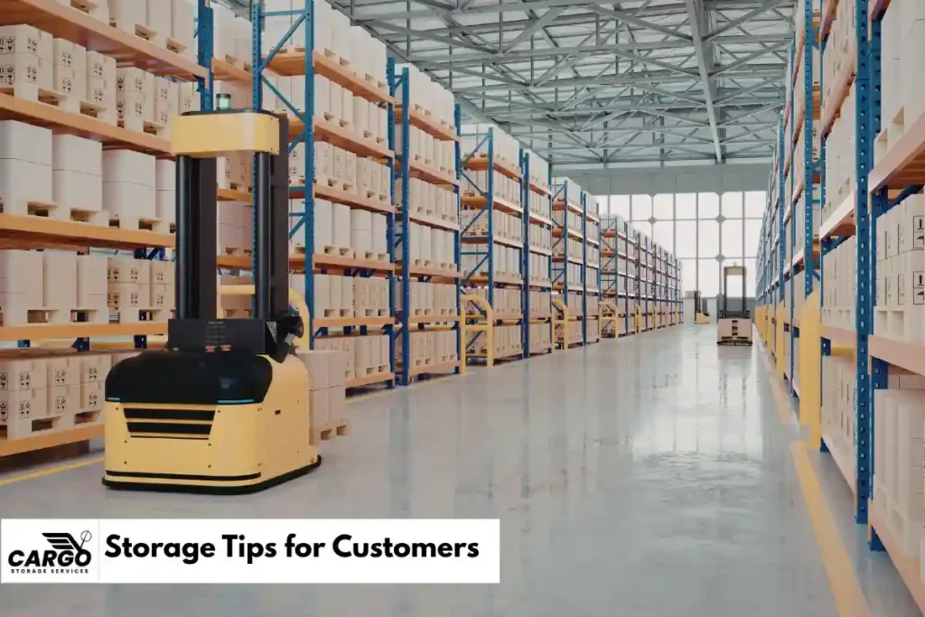 Storage Tips for Customers 1