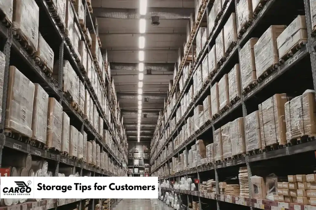 Storage Tips for Customers 4