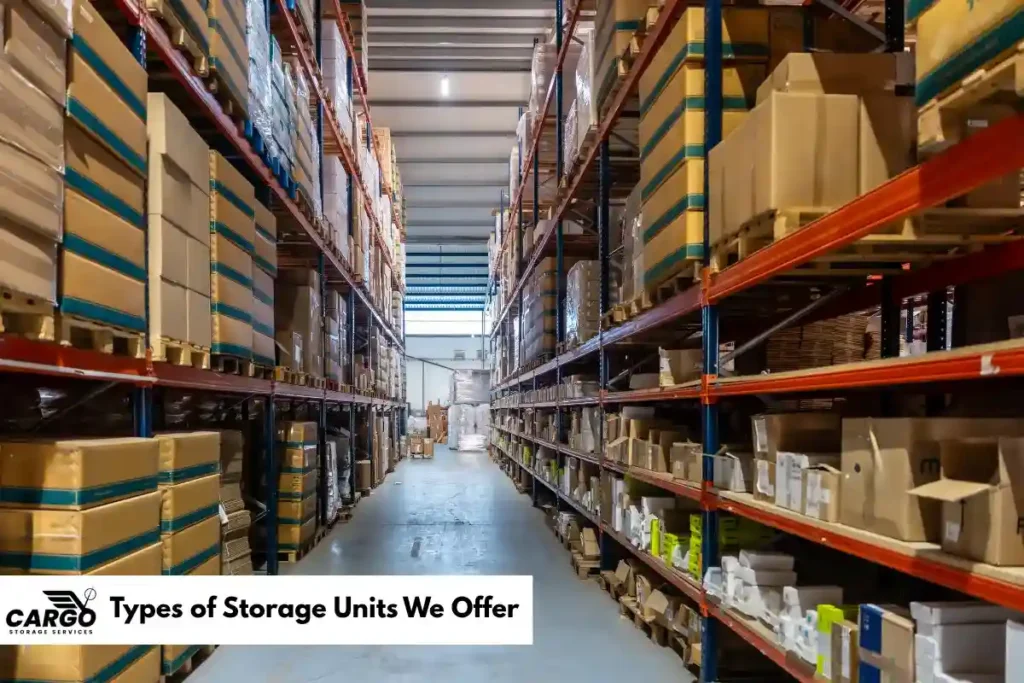 Types of Storage Units We Offer