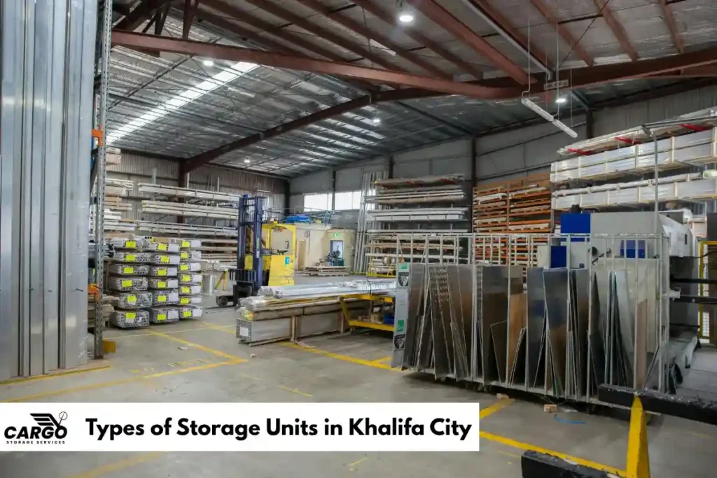 Types of Storage Units in Khalifa City